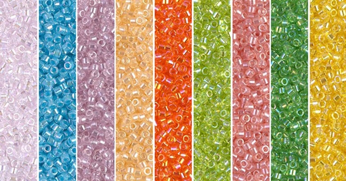 Easter Monday - Watercolors - Exclusive Mix of Miyuki Delica Seed Beads