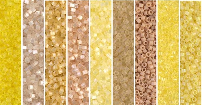 Eggnog Monday - Exclusive Mix of Miyuki Delica Seed Beads