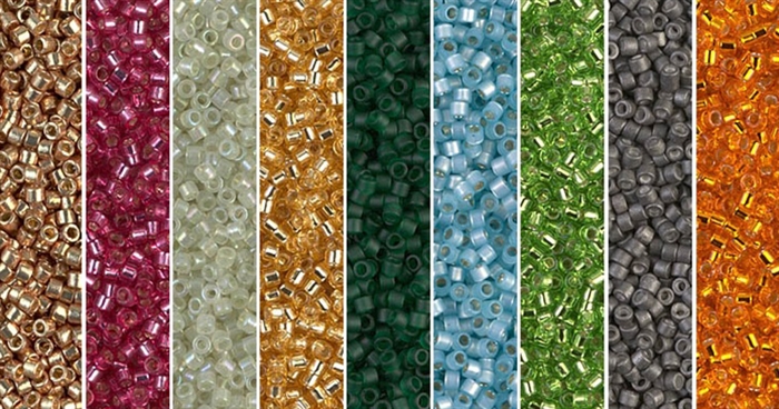 Four Corners Monday - Exclusive Mix of Miyuki Delica Seed Beads