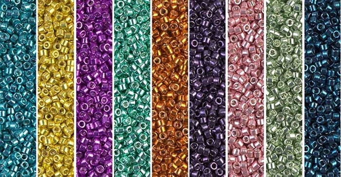 Galvanized Monday - Exclusive Mix of Miyuki Delica Seed Beads