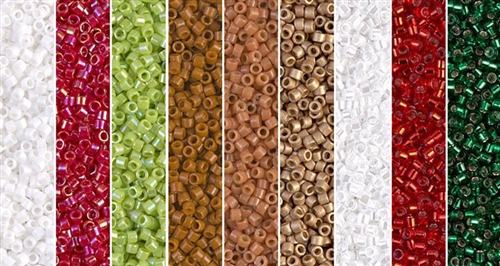[ DS ] Gingerbread Monday - Exclusive Mix of Miyuki Delica Seed Beads
