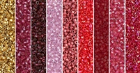 Golden Rose Monday - Exclusive Mix of Miyuki Delica Seed Beads