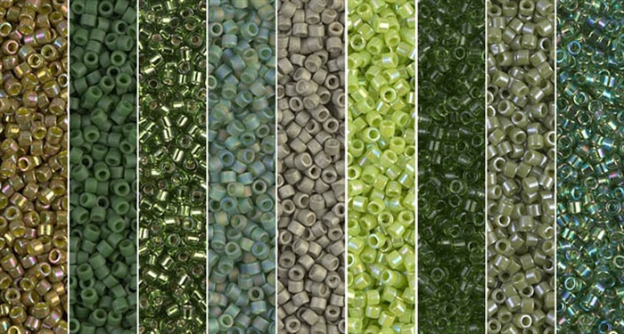 Guacamole Monday - Exclusive Mix of Miyuki Delica Seed Beads