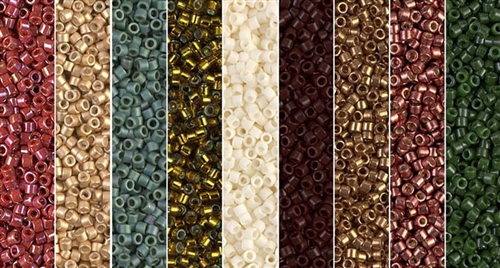 [ DS ] Holiday Monday - Exclusive Mix of Miyuki Delica Seed Beads