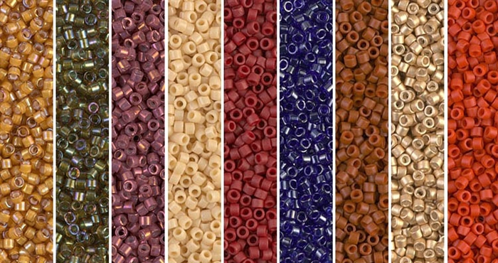 Ides of March Monday - Exclusive Mix of Miyuki Delica Seed Beads