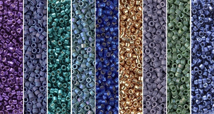 Iris Monday - Exclusive Mix of Miyuki Delica Seed Beads