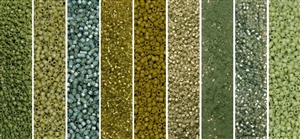 Kale Monday - Exclusive Mix of Miyuki Delica Seed Beads