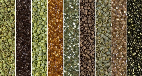 [ DS ] Key Lime Picasso Monday - Exclusive Mix of Miyuki Delica Seed Beads