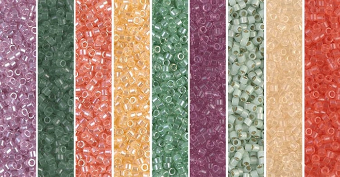 Melon Monday - Exclusive Mix of Miyuki Delica Seed Beads