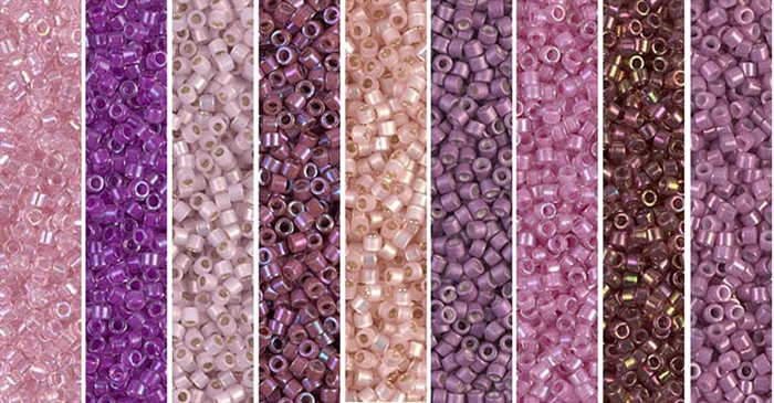 Milky Alexandrite Monday - Exclusive Mix of Miyuki Delica Seed Beads