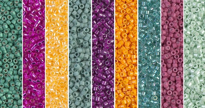 Minty Monday - Exclusive Mix of Miyuki Delica Seed Beads