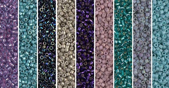 Moonlight_Serenade Monday - Exclusive Mix of Miyuki Delica Seed Beads