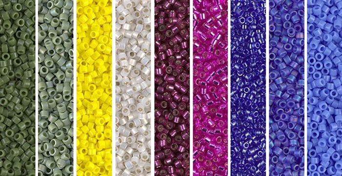 Morning Glory Monday - Exclusive Mix of Miyuki Delica Seed Beads