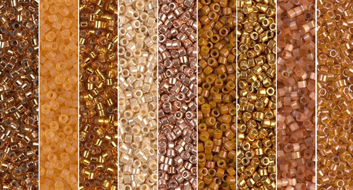 Oak Buff Monday - Exclusive Mix of Miyuki Delica Seed Beads