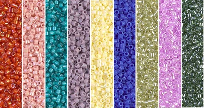 Patchwork Monday - Exclusive Mix of Miyuki Delica Seed Beads