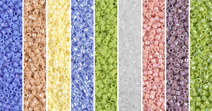 Periwinkle Pals Monday - Exclusive Mix of Miyuki Delica Seed Beads