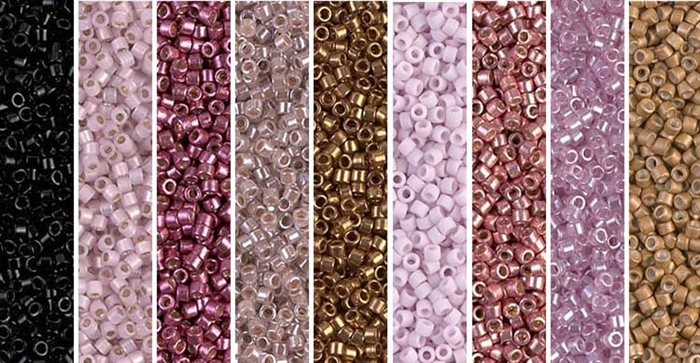 Pretty_In_Pink Monday - Exclusive Mix of Miyuki Delica Seed Beads