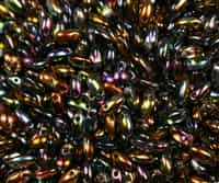 Magic Copper Czech Rizo Seed  Beads - 8 Grams