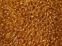 Topaz Czech Rizo Seed  Beads - 8 Grams