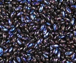 Amethyst Azuro Czech Rizo Seed  Beads - 8 Grams