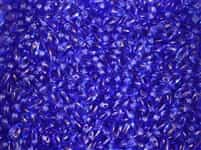 Sapphire Czech Rizo Seed  Beads - 8 Grams