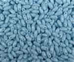 Turquoise Czech Rizo Seed  Beads - 8 Grams