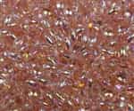 Rosaline AB Czech Rizo Seed  Beads - 8 Grams