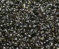 Black Diamond Czech Rizo Seed  Beads - 8 Grams