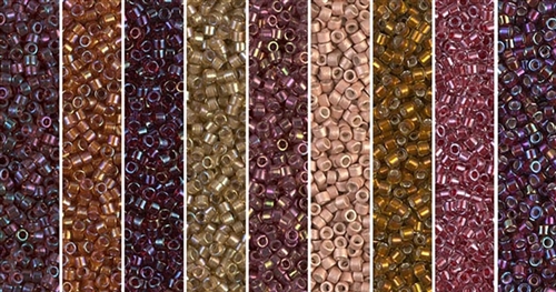 Red Hot Monday - Exclusive Mix of Miyuki Delica Seed Beads