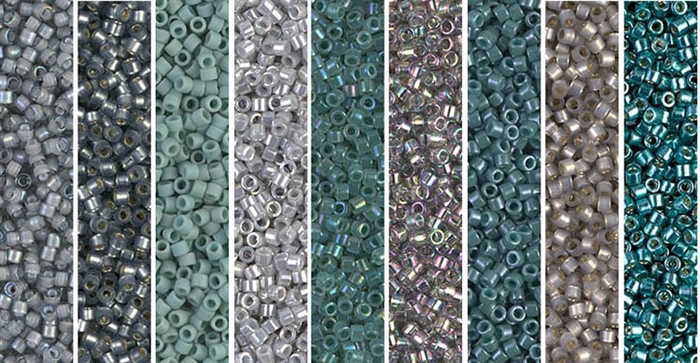 Sea Foam Monday - Exclusive Mix of Miyuki Delica Seed Beads