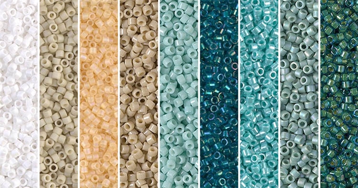 Seaboard Monday - Exclusive Mix of Miyuki Delica Seed Beads