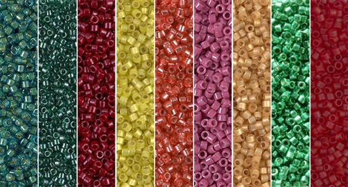 September Flowers Monday - Exclusive Mix of Miyuki Delica Seed Beads