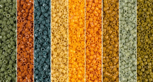 September Sun - Exclusive Mix of Miyuki Delica Seed Beads