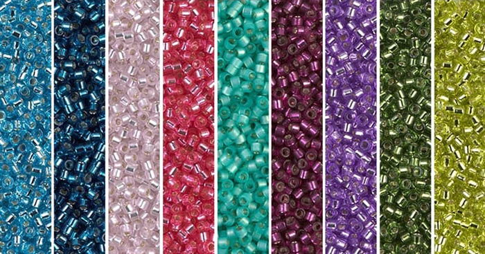 Silver Lining Monday - Exclusive Mix of Miyuki Delica Seed Beads