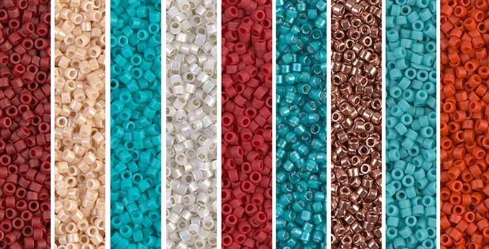 Southwest Copper Version Monday - Exclusive Mix of Miyuki Delica Seed Beads