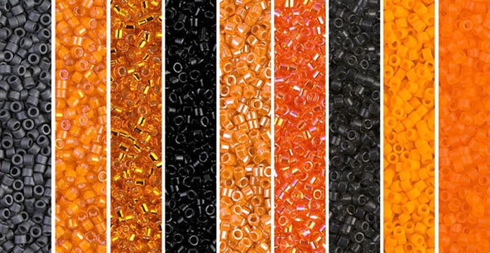 Spooky Monday - Exclusive Mix of Miyuki Delica Seed Beads