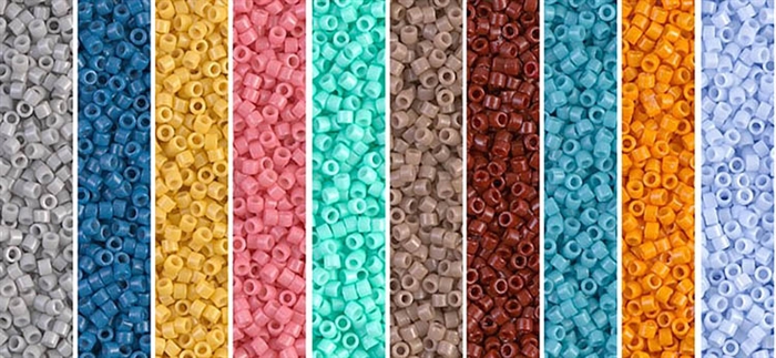 Spring 2015 Monday - Exclusive Mix of Miyuki Delica Seed Beads