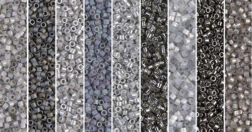 Stormy Weather Monday - Exclusive Mix of Miyuki Delica Seed Beads