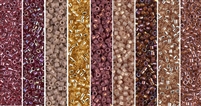 Tawny Port Monday - Exclusive Mix of Miyuki Delica Seed Beads