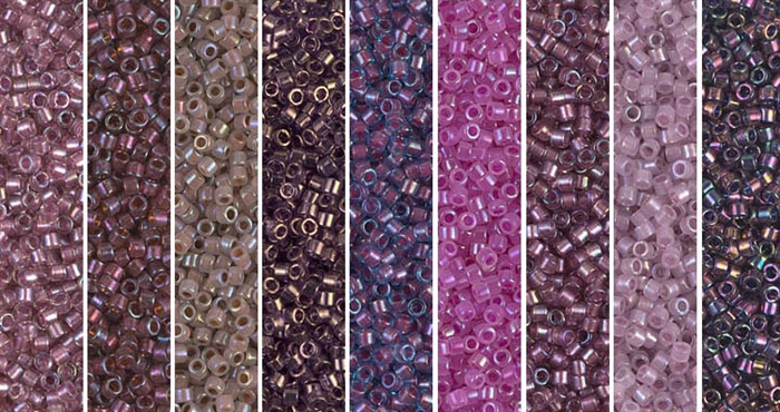 Thistle Monday - Exclusive Mix of Miyuki Delica Seed Beads