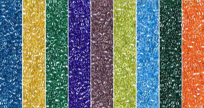 Transparent Luster Monday - Exclusive Mix of Miyuki Delica Seed Beads