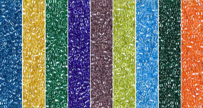 Transparent Luster Monday - Exclusive Mix of Miyuki Delica Seed Beads