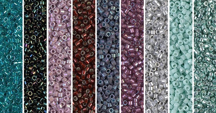 Gayle Monday - Exclusive Mix of Miyuki Delica Seed Beads