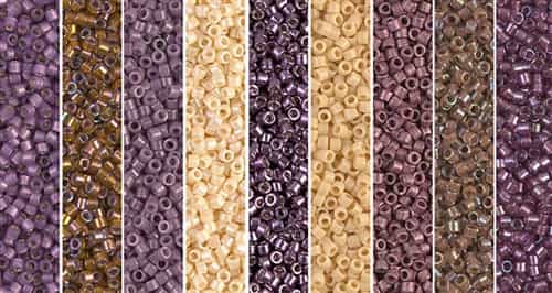 Ultra Violet Monday - Exclusive Mix of Miyuki Delica Seed Beads