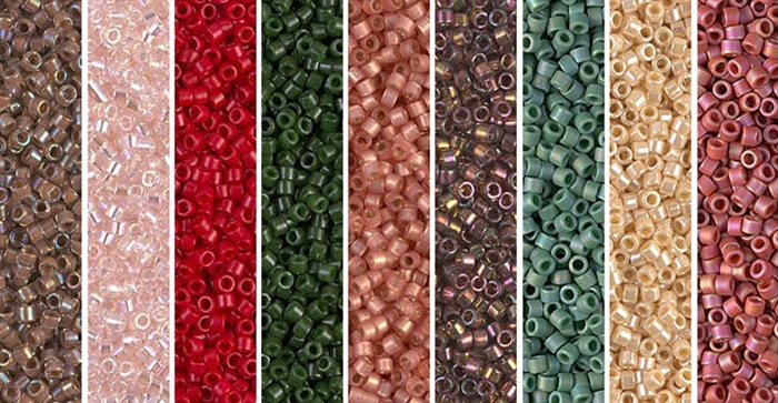 Velvet Forest Monday - Exclusive Mix of Miyuki Delica Seed Beads