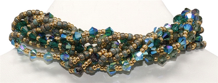 Red Panda Beads Original Crystal Twist Turquoise Bracelet Kit
