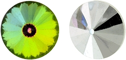 [ 7-1-B-T ] Matubo 14mm Rovoli - RV014CRYVIT Crystal - Vitral - 1 Rivoli