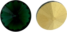 [ 7-1-B-T ] Matubo 14mm Rovoli - RV014EM Emerald - 1 Rivoli