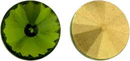 Matubo 14mm Rovoli - RV014OLV Olivine - 1 Rivoli