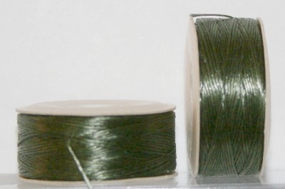 Size B Nymo Olive Bobbin